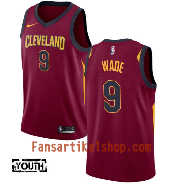 NBA Cleveland Cavaliers Trikot Dwyane Wade 9 Nike 2017-18 Maroon Swingman - Kinder NBA Cleveland Cavaliers Trikot Dwyane Wade 9 Nike 2017-18 Maroon Swingman - Kinder